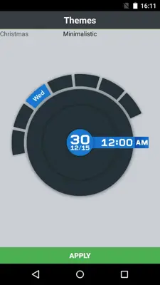 Transparent Clock android App screenshot 4