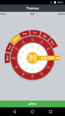 Transparent Clock android App screenshot 5