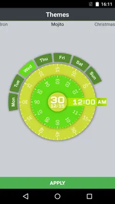 Transparent Clock android App screenshot 7